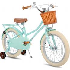 Bikes Stitch 18 Inch Kids Bike with Basket and Stabilisers