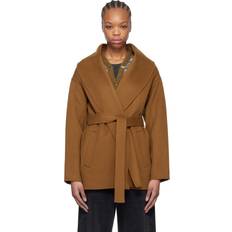 Mackage Tyra Double Face Wool Jacket - Brun Clair