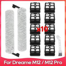 Vacuum Cleaner Accessories Tlily 13pcs For M12 Pro Floor Scrubber Vacuum Accessories Roller Brush Hepa Filter Replacement