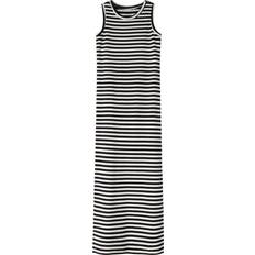 XS Klänningar Barnkläder Name It Klänning NKFSuraja - Bright White/W/Black