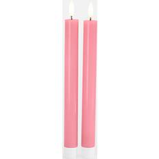 Sirius Sille LED Kronelys Old Rose 2 Stk Ø2 x 25 Cm LED-lys 2stk