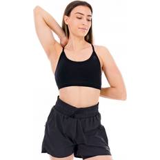 Yoga Bras Odlo The Seamless Soft-Support Reversible Sports Bra - Black/Grey
