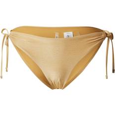 Guess Bikinis Guess Lurex String Bikini Bottoms - Gold