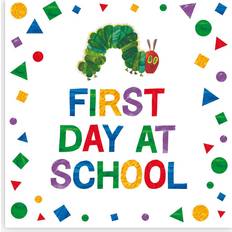 Red Cards & Invitations Woodmansterne The Very Hungry Caterpillar First Day School Card