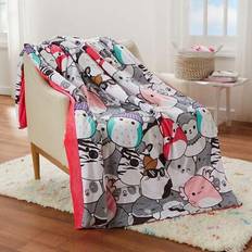 Squishmallows Fun Pile Up Throw Soft Warm Snuggle Comfort Blanket 127 x 177 cm Blankets