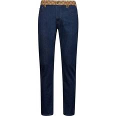 Gucci Trousers & Shorts Gucci GG Canvas Mid-Rise Tapered Jeans - Blue