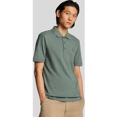 Lyle & Scott Bomull Pikétröjor Lyle & Scott Plain Polo Shirt - Green Mercurial