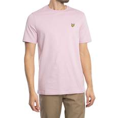 Men - Pink Tops Lyle & Scott Cotton Regular Fit Short Sleeve T-Shirt Pink Light