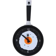 Torribaly Frying Pan with Fried Egg - Green Wall Clock