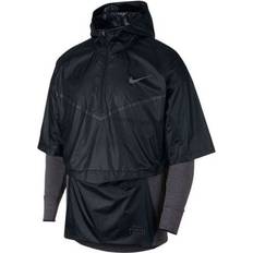 Nike Cardigans Nike Men's Splicing Logo Sports Cardigan Long Sleeves - Black