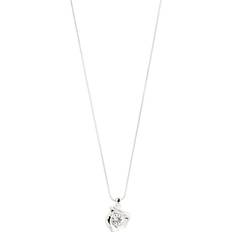 Glas Halsband Pilgrim Sunset Crystal Necklace Halsband Med Hänge - Silverplated