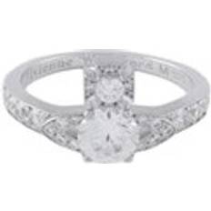 Vivienne Westwood Ringar Vivienne Westwood Sterling Silver Crystal Ismene Ring - 54