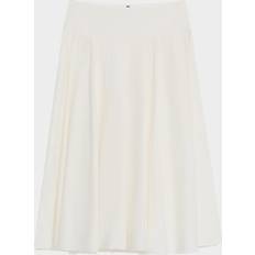 Kobi Halperin Koda Pleated A-Line Midi Skirt - White