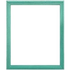 Turquoise Photo Frames Crown Bobbin Wooden Picture 6x4 Inch Turquoise Photo Frame