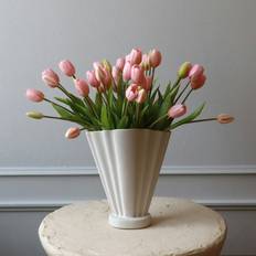 Rosa Konstgjorda växter Botané Tulip Grand Bukett Rosa Konstgjord växt