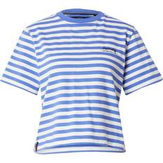 Superdry Dam T-shirts Superdry Country Club Plain Tshirt Dam Kortärmade T-shirts - Blue Stripe