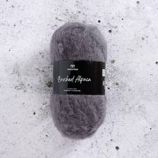 Svarta Fåret Brushed Alpaca Garn 50g Grillmaster Grey