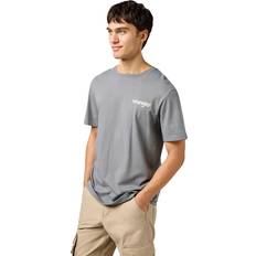 Wrangler Gråa T-shirts Wrangler Graphic Tee T-shirt