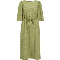 Object Kjole OBJSuki - Khaki/Pastelgrøn