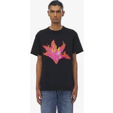 Alexander McQueen Men T-shirts Alexander McQueen Lily T-Shirt - Black