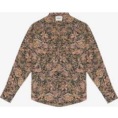 Skjorter Isabel Marant Étoile Camisa Catchell Mujer - Black/Ochre