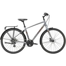 City Bikes Trek Verve 1 Equipped Hybrid Bike 2023 Galactic Grey