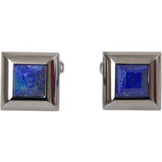 Glass Cufflinks Dolce & Gabbana Silver Plated Brass Pin Crystal Cufflinks