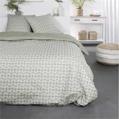 Textiles Today Parure En Coton 220 x 240 cm - Vert Linge de Lit Gris, Vert