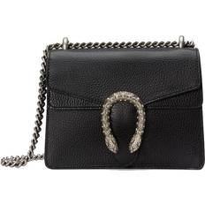 Gucci Handbags Gucci Dionysus Leather Mini Handbag - Black