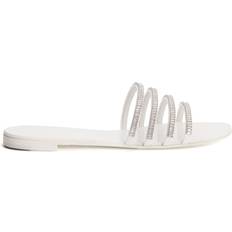 Giuseppe Zanotti Slippers & Sandals Giuseppe Zanotti Iride Crystal-Embellished Slides - White