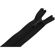 Blixtlås 4mm 15cm Ej Delbar Svart