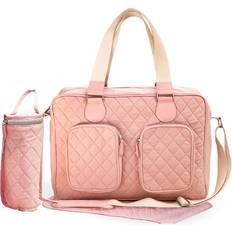 Changing Bags My Babiie Deluxe Changing Bag Pink Quilted