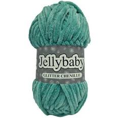 Cygnet Jellybaby Glitter Chenille Chuky 100g Yarn 022 Spring Green