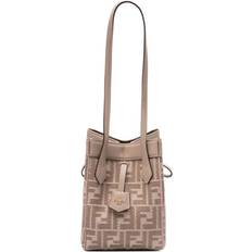 Väskor Fendi Konvertibel Shopper Väska med Origami Stängning - Gray