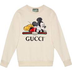 Gucci Jumpers Gucci x Disney Co-Branded Oversized Mickey Mouse Pattern Sweater - Beige