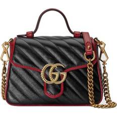 Gucci Handtaschen Gucci GG Marmont Series Mini Hand Bag Single Shoulder Bag - Black