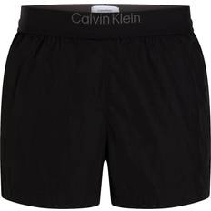 Herre - Stof Badetøj Calvin Klein Logo Waistband Swim Shorts - Black