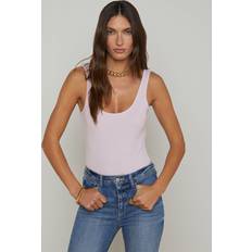 Modal Bodysuits L'agence Nica Scoopneck Bodysuit In Pale Orchid