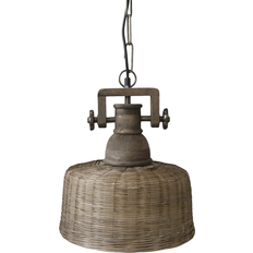 Chic Antique Rotting Taklampa Natur Rund M Pendellampa