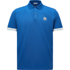 Moncler Polo Shirts Moncler Polo En Coton - Bleu