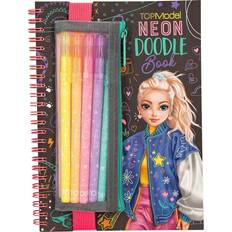 Top Model Neon Doodle Book with Neon Pen Set