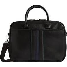 Ted Baker Tasker Ted Baker Kenriik Stripe PU Document Bag - Black