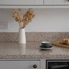 Beige Self-adhesive Decorations D-C-Fix Granite Porrinho Beige Sticky Back Plastic Vinyl Wrap 67.5cm x 15m Adhesive Film