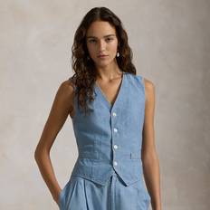 Polo Ralph Lauren Polo Ralph Lauren Pauline Cotton Waistcoat - Chambray