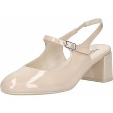 Natur Pumps NeroGiardini Lack Slingback Sandaler för Damer - Pink