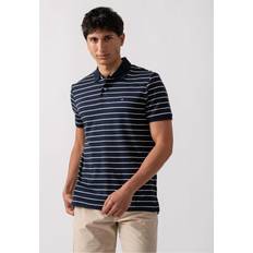 Tommy Hilfiger Herr Pikétröjor Tommy Hilfiger Liquid Cotton Regular Seasonal Polo - Desert Sky/Ecru