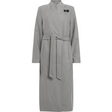 AllSaints Outerwear AllSaints Riley Belted Wrap Coat - Ultimate Grey