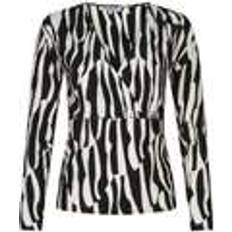 Morgan Overdele Morgan Bluse - Sort/Hvid