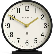 Newgate Round Analogue Mantel Clock Black