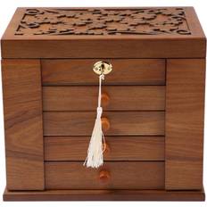 Changsuo Wooden Jewelry Box - Brown